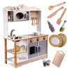 Kuchnia dla dzieci drewniana MDF LULILO KUKETO akcesoria 85cm