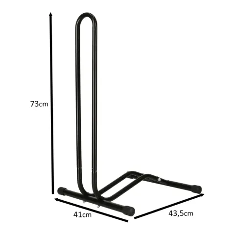Stojak rowerowy RALLEX na rower pojedynczy metalowy czarny