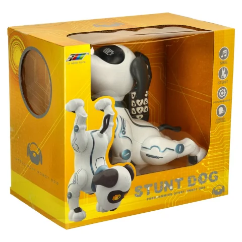 Pies piesek interaktywny zdalnie sterowany na pilota RC robot skacze śpiewa