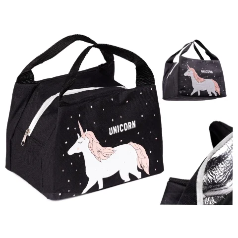 Torba termiczna na lunch jedzenie śniadaniowa izolacyjna jednorożec