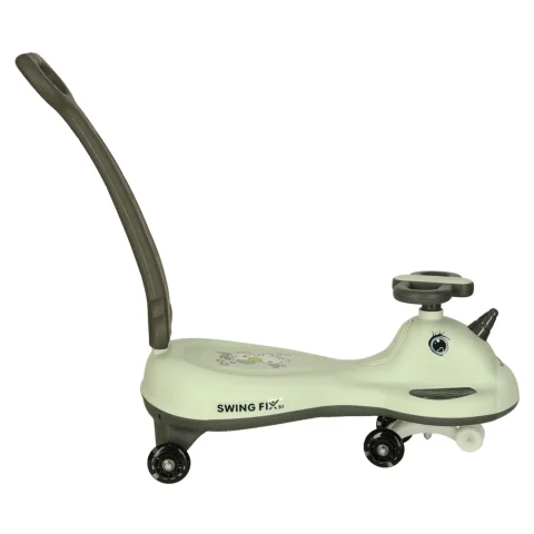 Jeździk grawitacyjny LED Swing FIX S1 skuter z rączką szary max 65kg