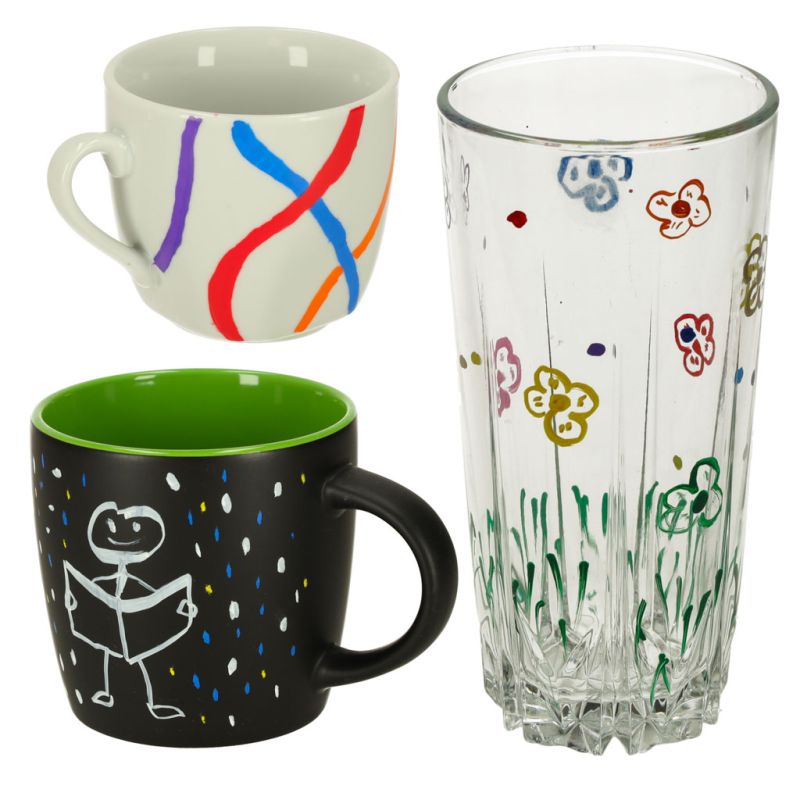 Markery pisaki kredowe do tablic szyb 12 szt. - obrazek 5