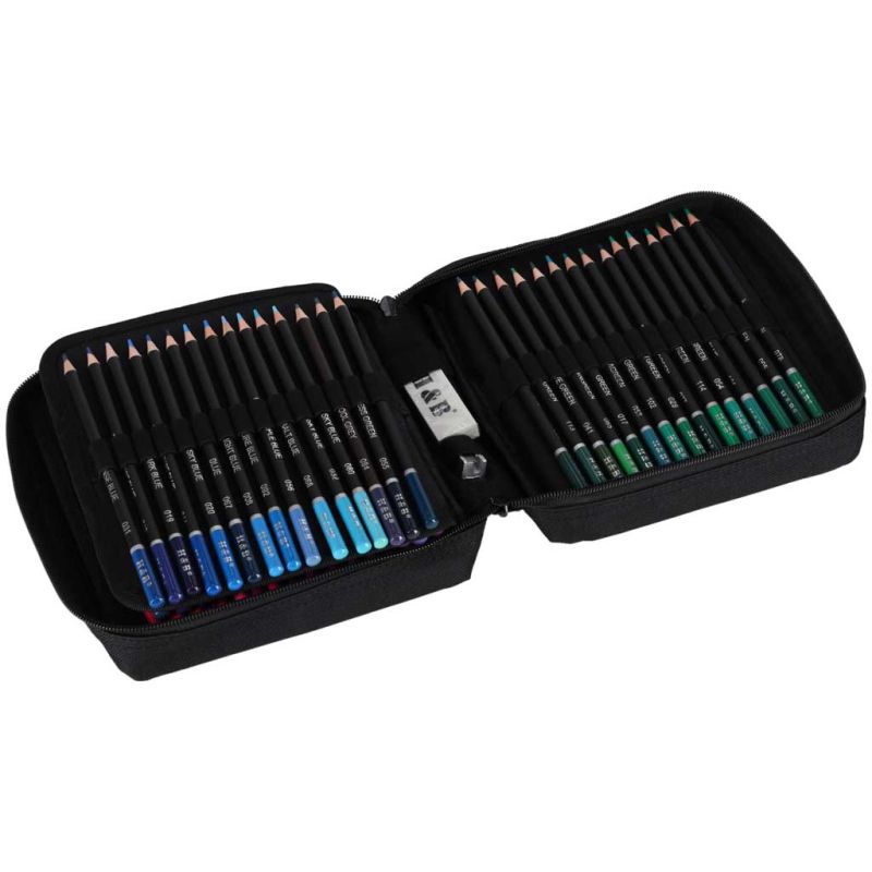 Kredki ołówkowe kolorowe w etui zestaw 120 sztuk - obrazek 2