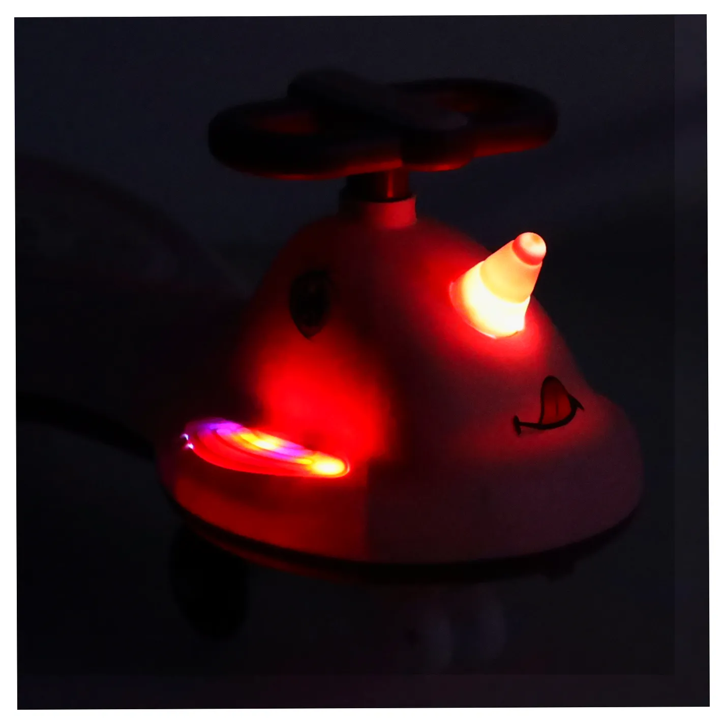 Jeździk grawitacyjny LED Swing FIX S1 skuter z rączką różowy max 65kg - obrazek 10