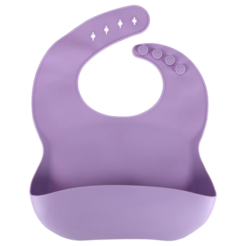 Naczynia silikonowe dla dzieci zestaw 8 elementów fioletowe - obrazek 2