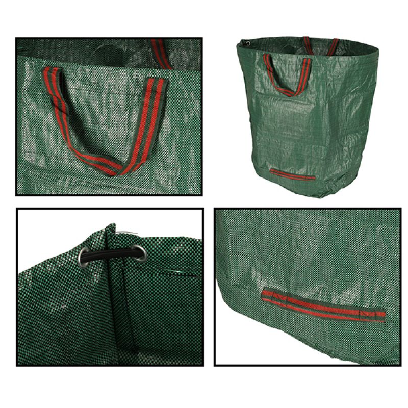 Kosz ogrodowy na liście odpady worek 272 l duży - obrazek 4