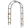 Pergola ogrodowa LUARO łuk uchwyt na róże kwiaty bluszcz pnącza metalowa 240 x 140 cm