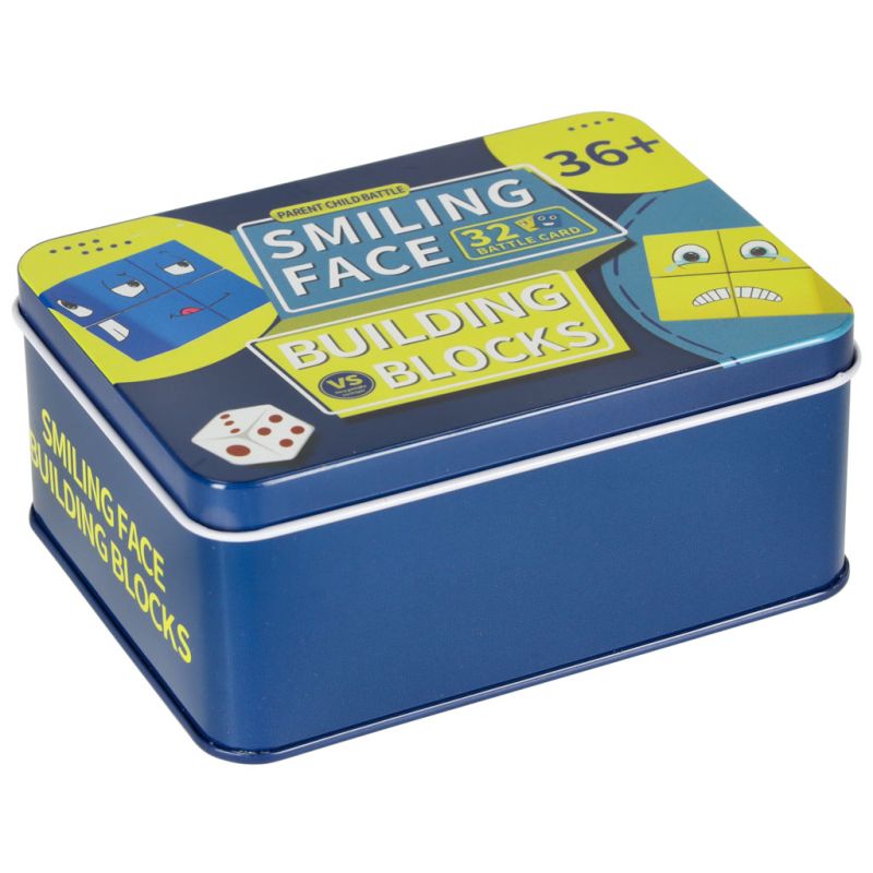 Gra edukacyjne wyzwania nauka emocji klocki drewniane - obrazek 2