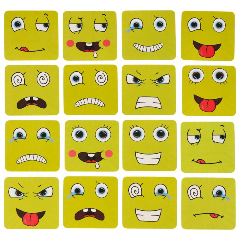 Gra edukacyjne wyzwania nauka emocji klocki drewniane - obrazek 6