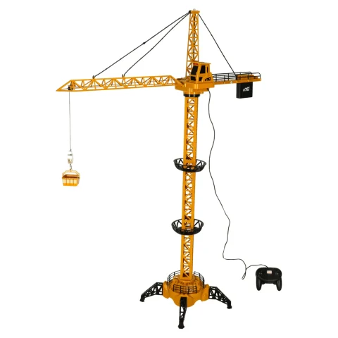 Dźwig Żuraw budowlany zdalnie sterowany  RC z hakiem 4CH 128cm