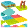 Mata sensoryczna puzzle montessori do masażu stóp 8 elementów pastelowe