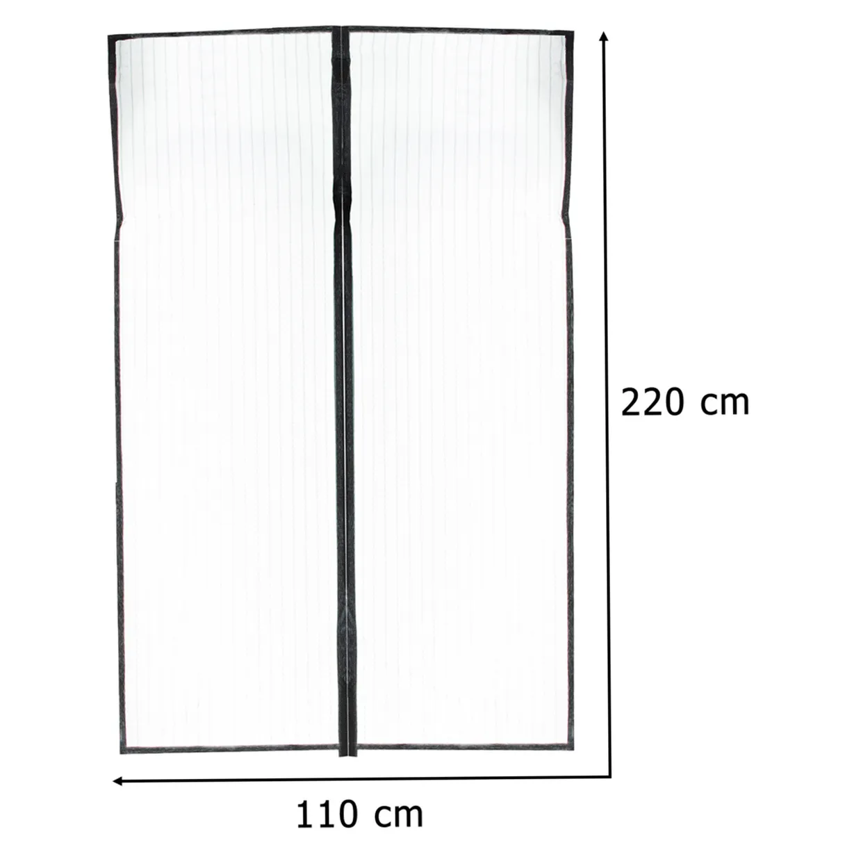 Moskitiera siatka magnetyczna LUARO na drzwi solidna mocny magnes 110x220cm - obrazek 12