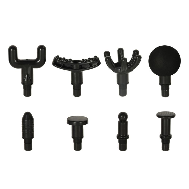 Pistolet do masażu masażer do pleców ciała wyświetlacz LED 8w1 - obrazek 11