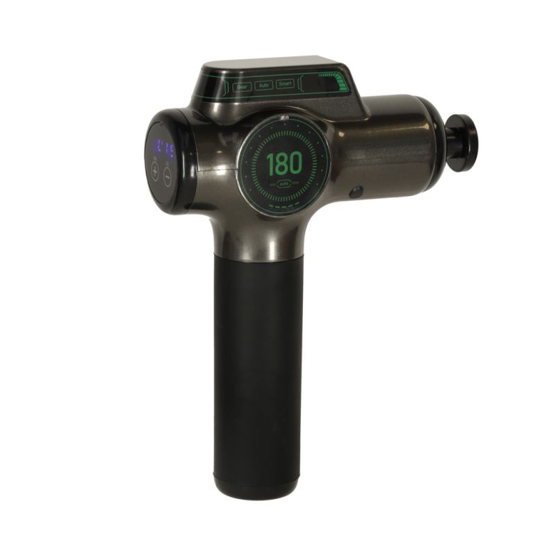 Pistolet do masażu masażer do pleców ciała wyświetlacz LED 8w1 - obrazek 4