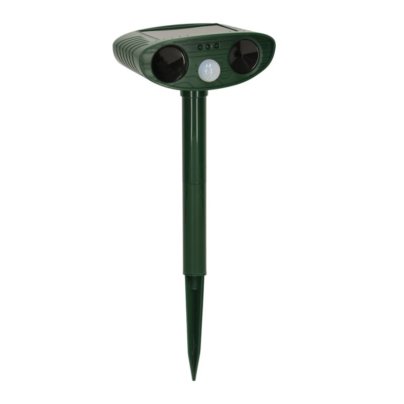 Odstraszacz solarny kretów na gryzonie kuny koty ptaki myszy szczury ultradźwięki czujnik ruchu - obrazek 4