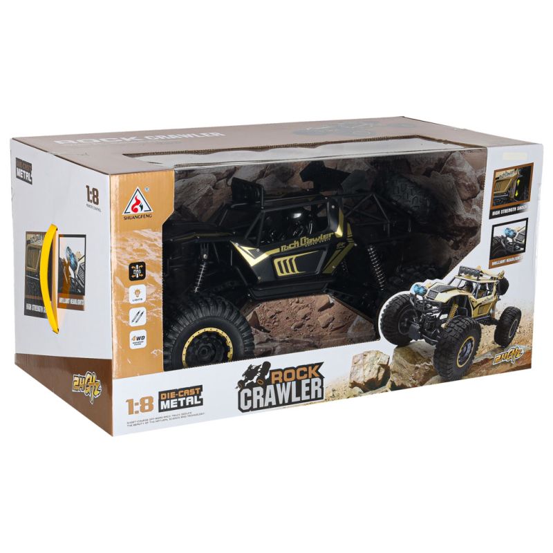 Samochód zdalnie sterowany 2,4GHz 1:8 51cm metal czarny - obrazek 15