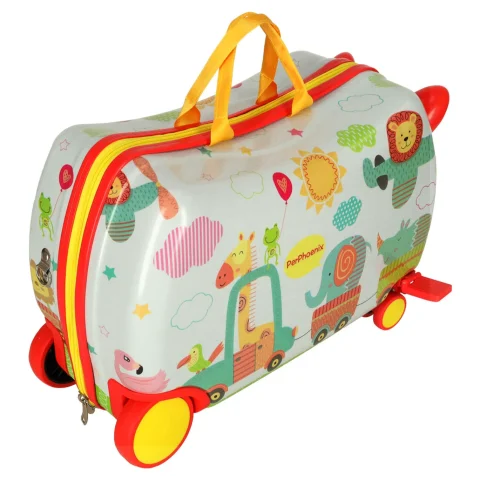 Walizka podróżna dla dzieci na kółkach bagaż podręczny ZOO