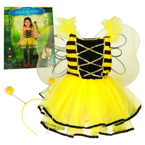 Kostium strój karnawałowy przebranie pszczółka pszczoła opaska 3 el