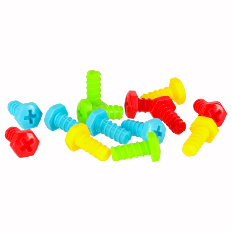 Wkrętarka wiertarka śrubki klocki konstrukcyjne zestaw majsterkowicza walizka 258 elementów - obrazek 13