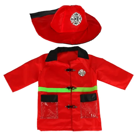 Kostium strój karnawałowy przebranie strażak walkie-talkie 3-8 lat