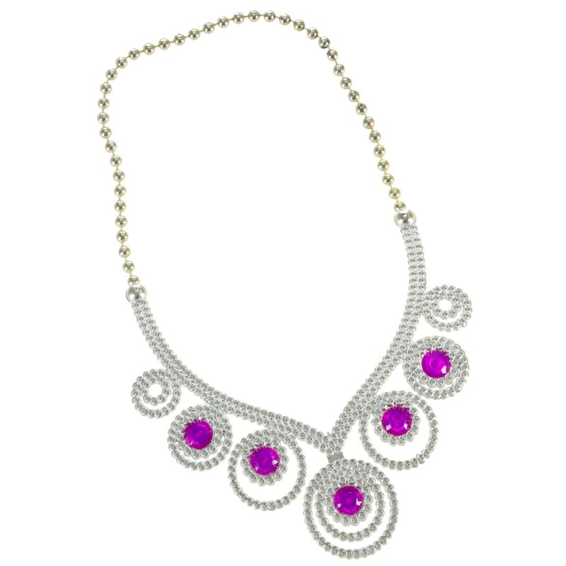 Kostium strój karnawałowy przebranie królowa księżniczka korona torebka 9 elementów - obrazek 3