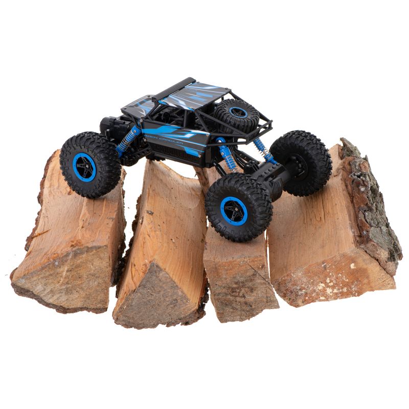 Samochód zdalnie sterowany na pilota RC Rock Crawler HB 2,4GHz 1:18 niebieski - obrazek 12