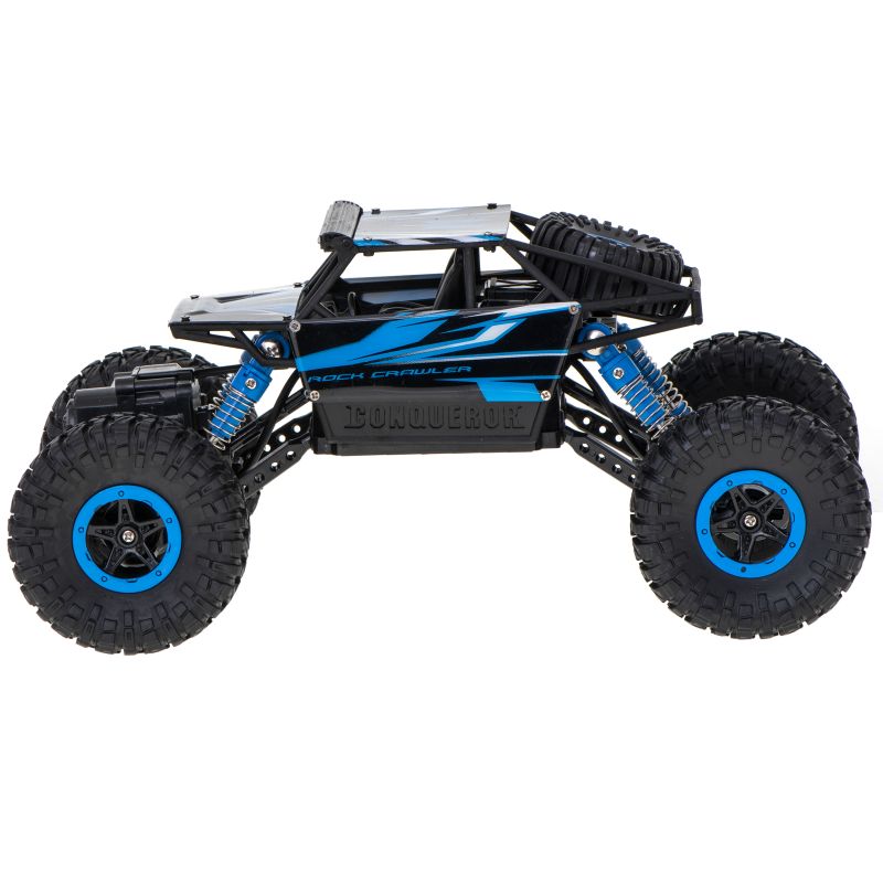 Samochód zdalnie sterowany na pilota RC Rock Crawler HB 2,4GHz 1:18 niebieski - obrazek 5