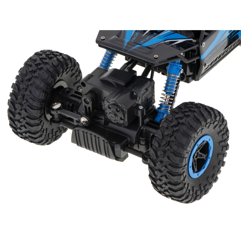 Samochód zdalnie sterowany na pilota RC Rock Crawler HB 2,4GHz 1:18 niebieski - obrazek 9