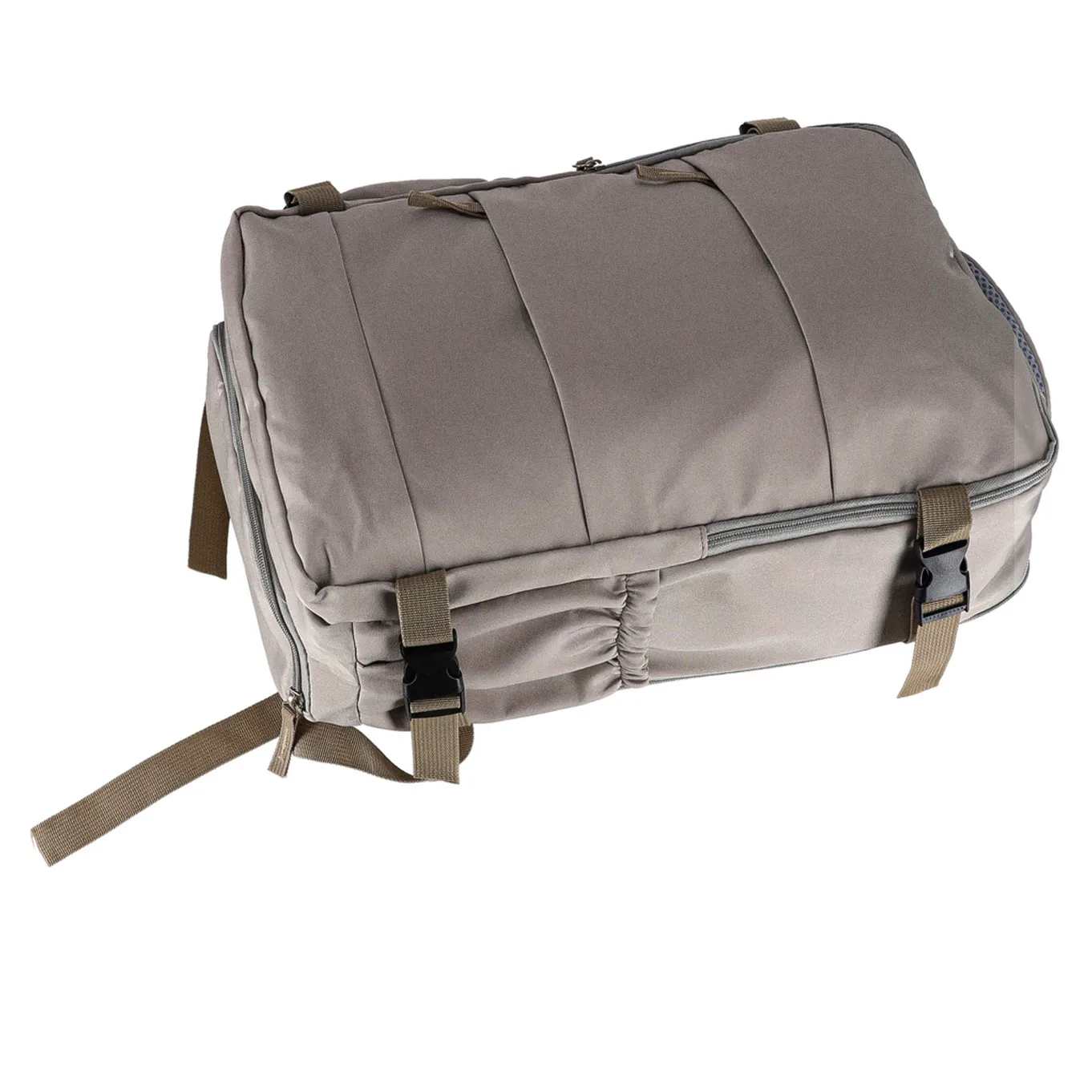 Plecak turystyczny kabinowy podróżny bagaż podręczny szary 45x30 cm - obrazek 6