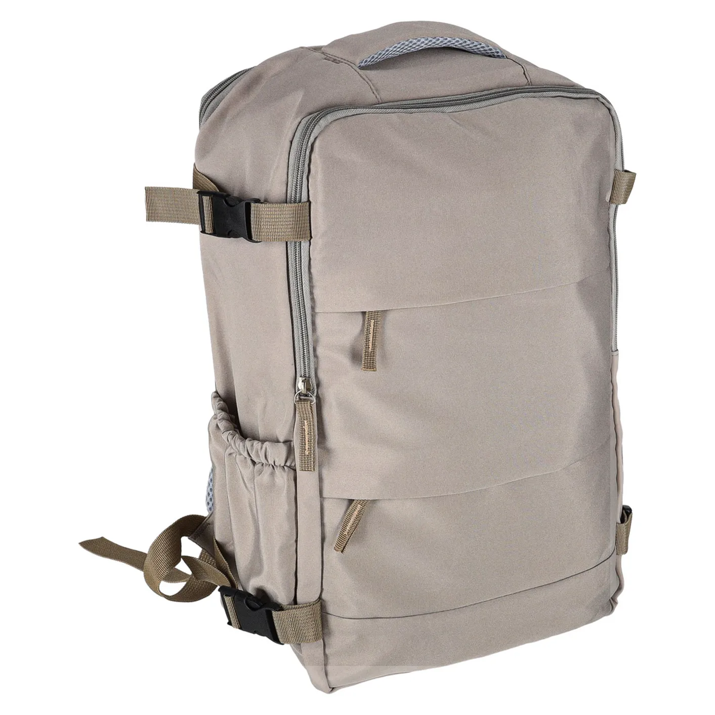 Plecak turystyczny kabinowy podróżny bagaż podręczny szary 45x30 cm - obrazek 7