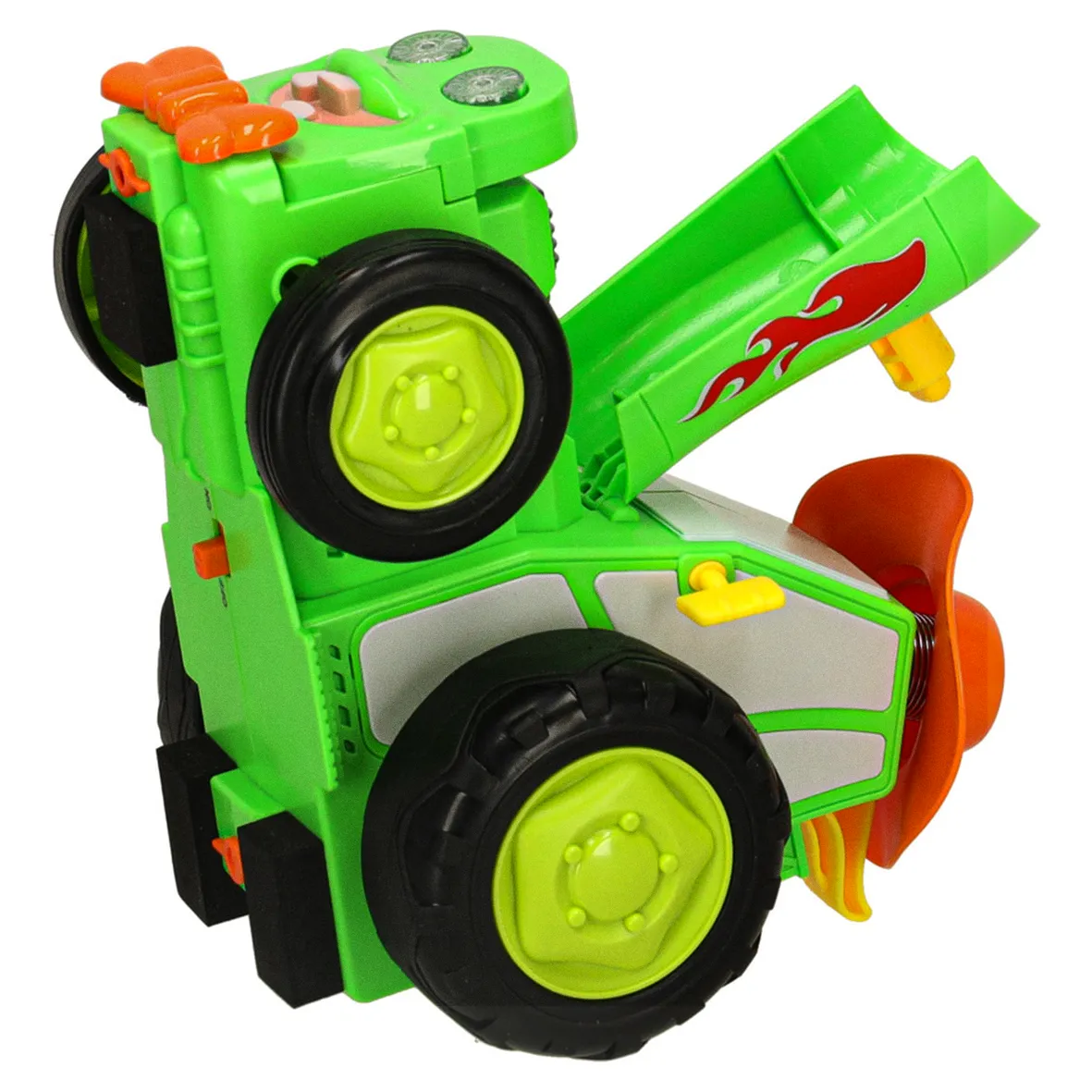 Traktor ciągnik zdalnie sterowany na pilota RC skaczący tańczący dźwięk zielony