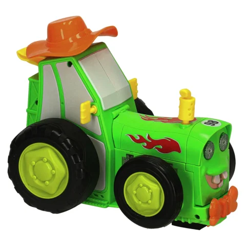 Traktor ciągnik zdalnie sterowany na pilota RC skaczący tańczący dźwięk zielony