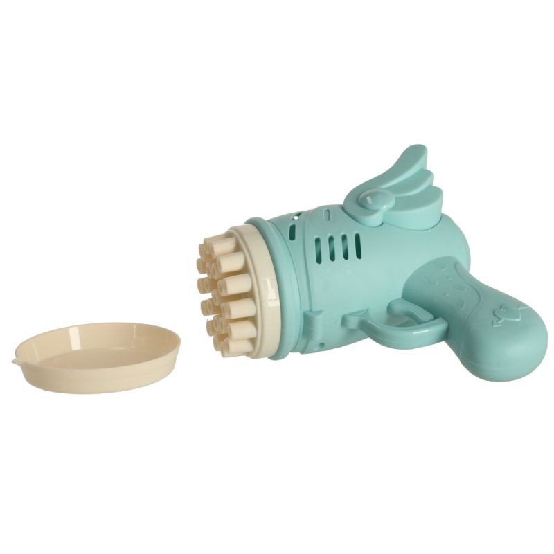 Pistolet do baniek mydlanych bańki mydlane ze skrzydłami niebieski - obrazek 8