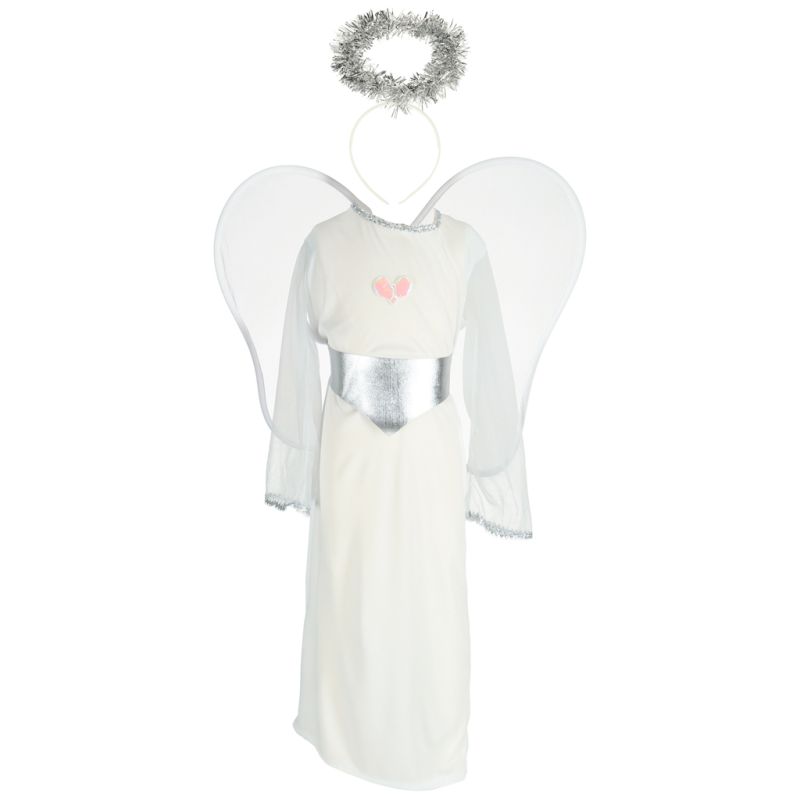 Kostium strój karnawałowy przebranie aniołek aureola jasełka 4 el rozmiar S - obrazek 2