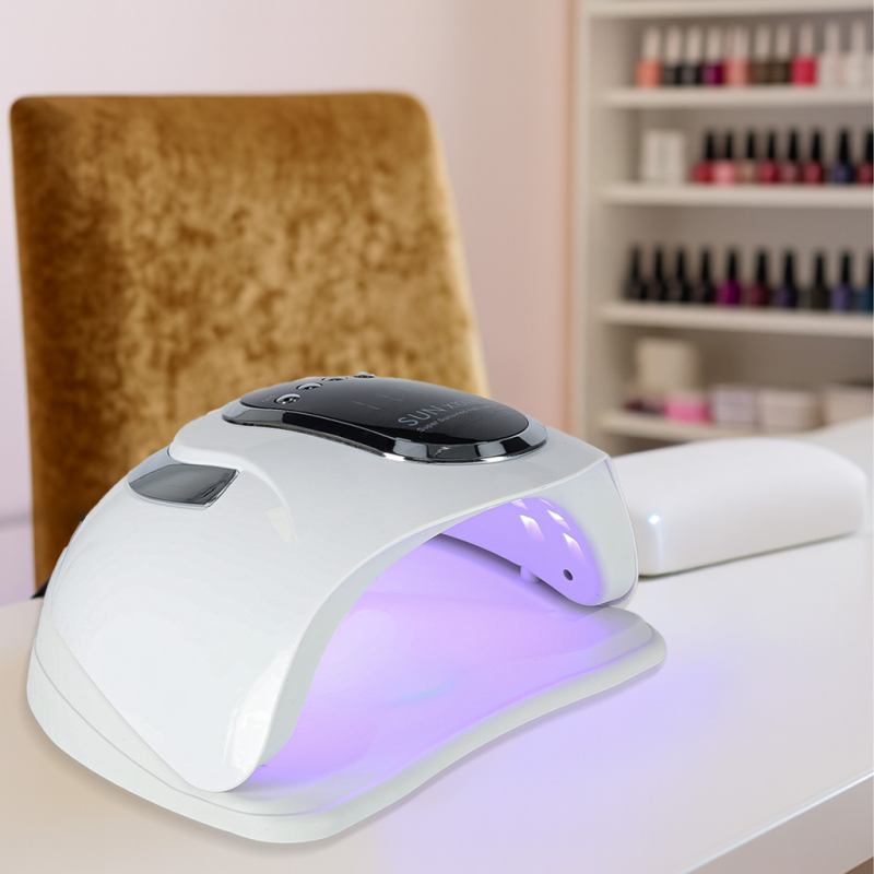 Lampa do paznokci Sun X10 UV 45 LED 280W manicure hybrydy żele - obrazek 11