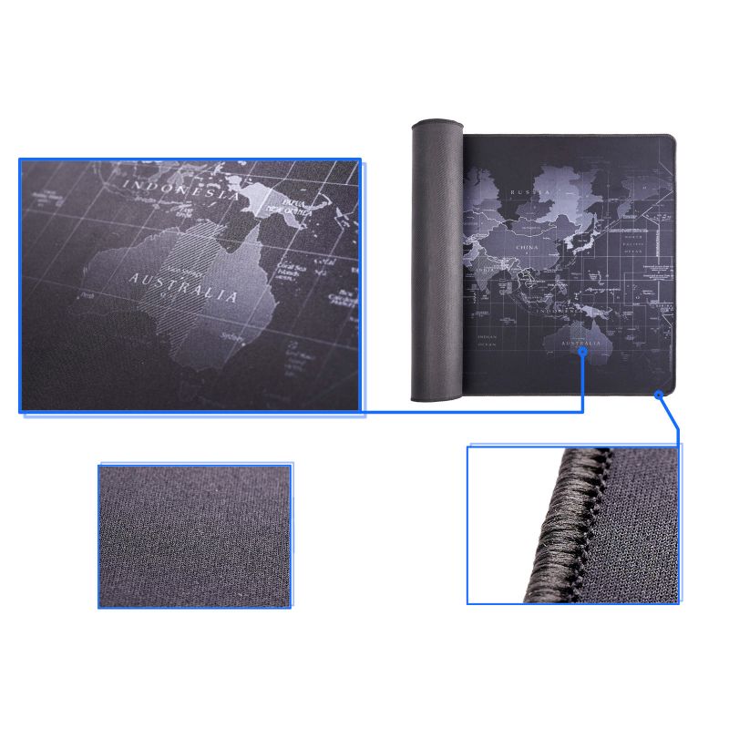 Podkładka pod mysz na biurko mata mapa świata 40x90cm - obrazek 8