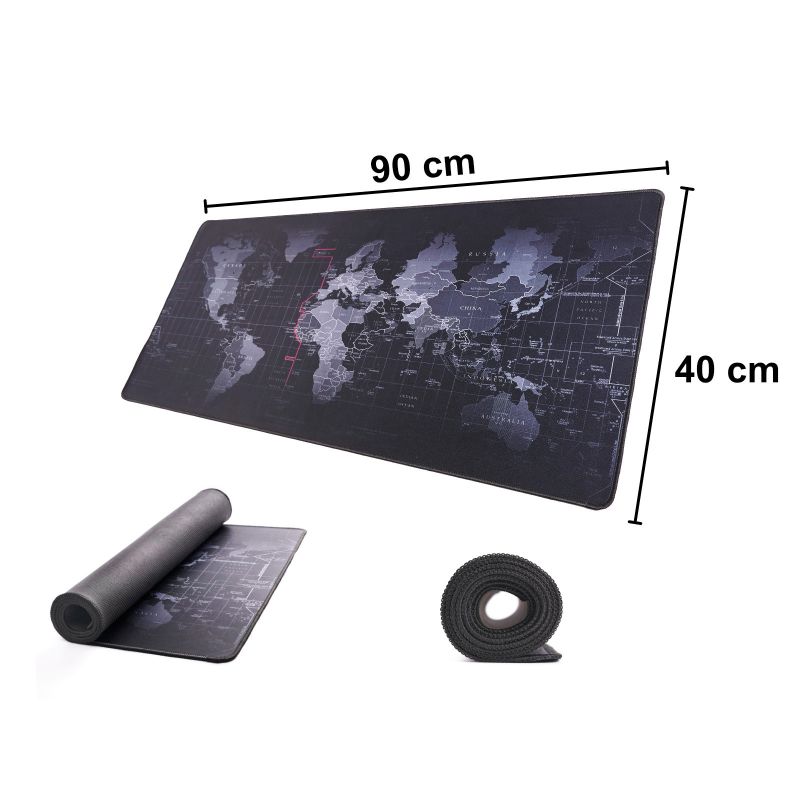 Podkładka pod mysz na biurko mata mapa świata 40x90cm - obrazek 9