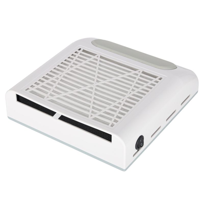 Pochłaniacz pyłu do paznokci manicure 80W filtr kasetowy bezworkowy - obrazek 3