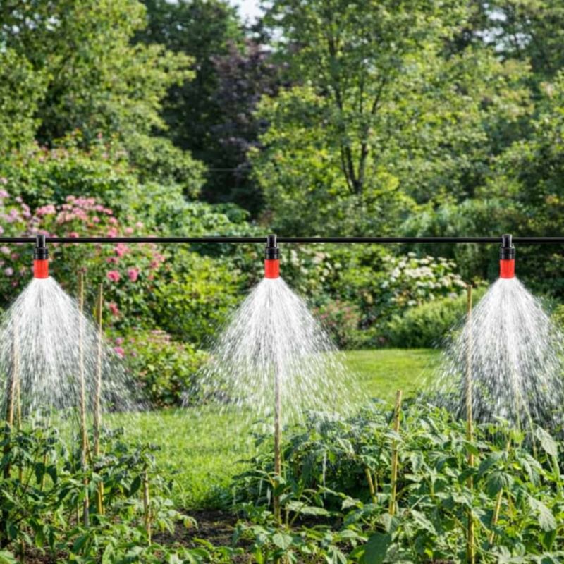 Zraszacz ogrodowy LUARO kurtyna wodna mgiełka system nawadniania 25m - obrazek 14