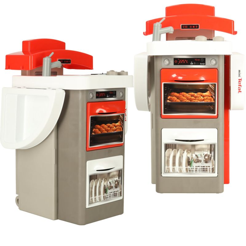 Kuchnia dla dzieci kran palniki elektryczne dźwięki składana walizka na kółkach - obrazek 10