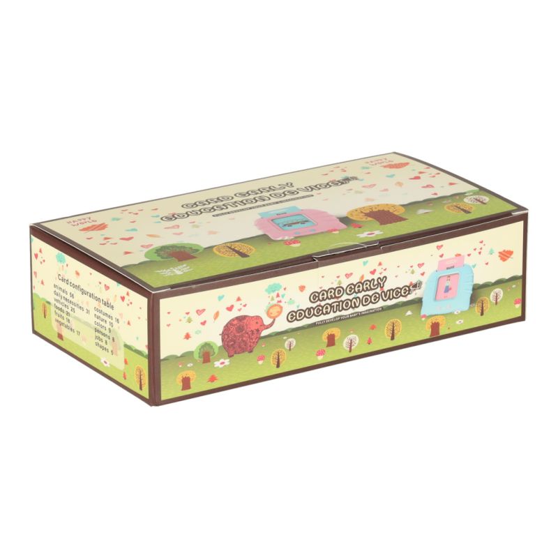 Nauka języka angielskiego czytnik kart do nauki słówek fiszki różowy - obrazek 10