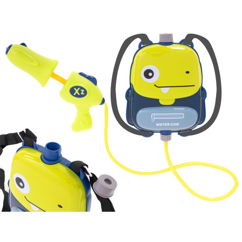 Pistolet na wodę broń wodna zbiornik plecak dinozaur 1000ml - obrazek 5
