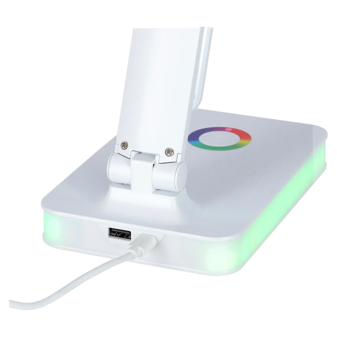 Lampka na biurko biurkowa LED USB dotykowa podświetlana RGB regulacja światła - obrazek 7