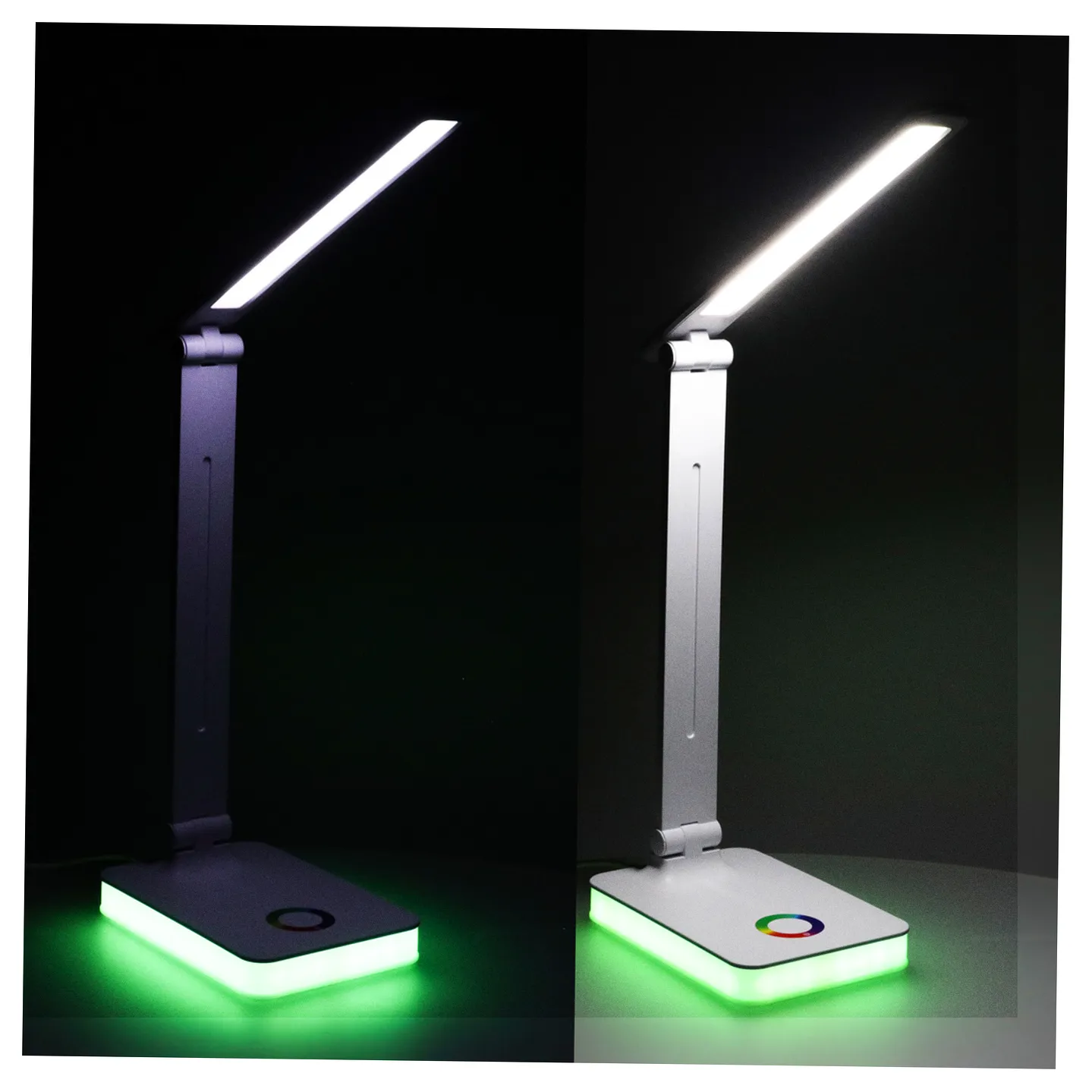 Lampka na biurko biurkowa LED USB dotykowa podświetlana RGB regulacja światła - obrazek 10