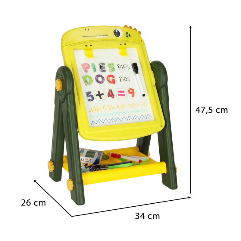 Tablica magnetyczna suchościeralna kreatywna dwustronna dinozaur - obrazek 16