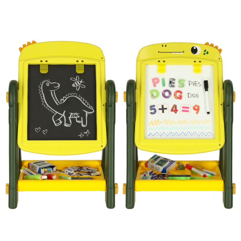 Tablica magnetyczna suchościeralna kreatywna dwustronna dinozaur - obrazek 5