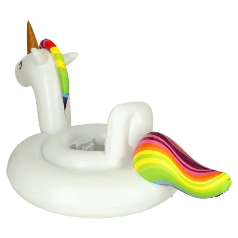 Kółko do pływania dla niemowląt koło pontonik dla dzieci z siedziskiem jednorożec 70cm 1-3lata