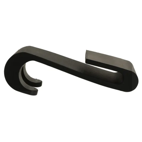 Ściągaczka do wody pary do szyb okien kabin prysznicowych czarna silikonowa