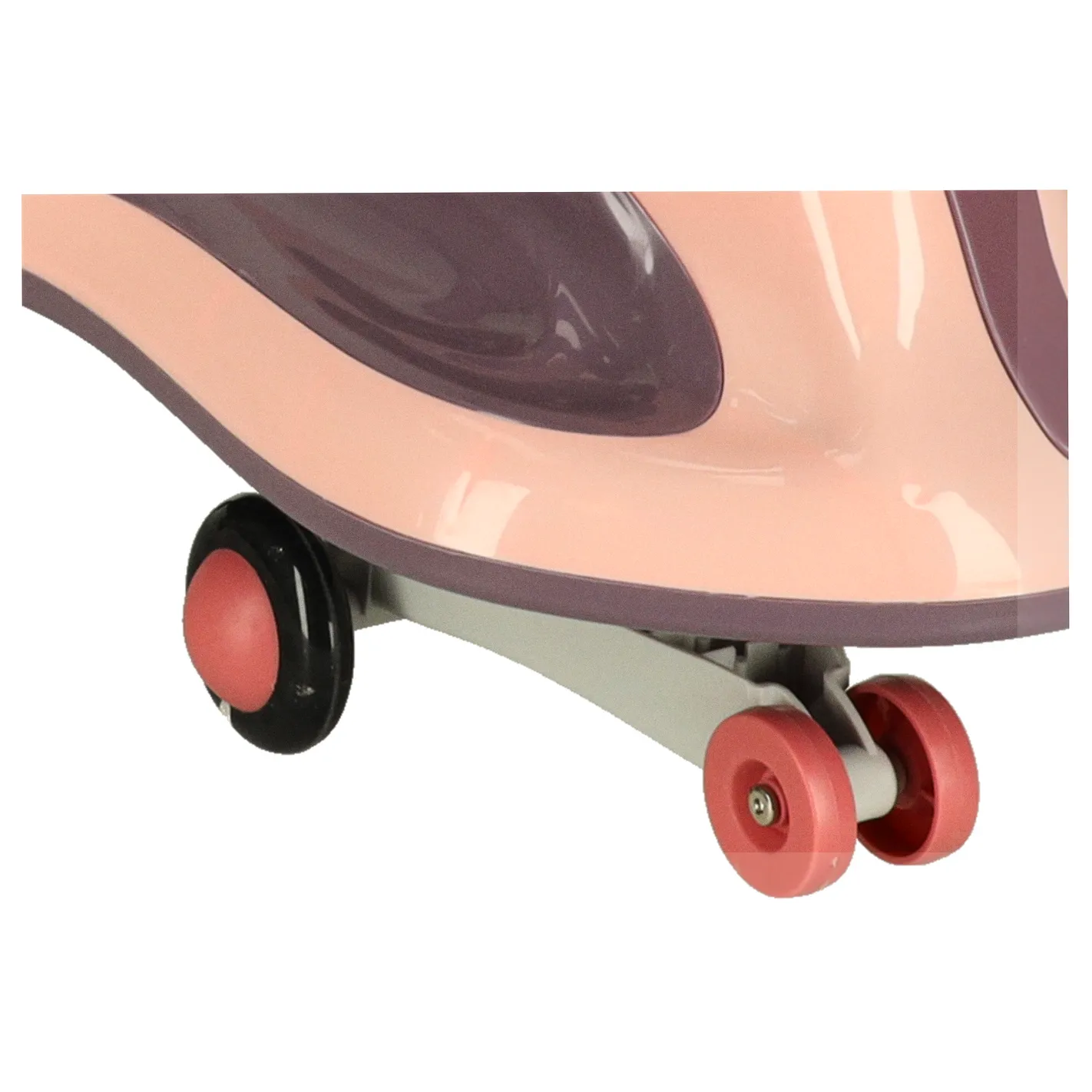 Jeździk grawitacyjny LED Swing FIX S2 skuter z rączką fioletowy max 100kg - obrazek 7