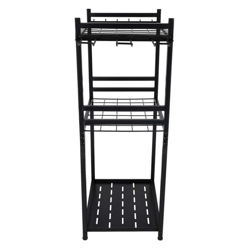 Stojak LUARO na narzędzia ogrodowe grabie łopaty miotły organizer warsztatowy - obrazek 6